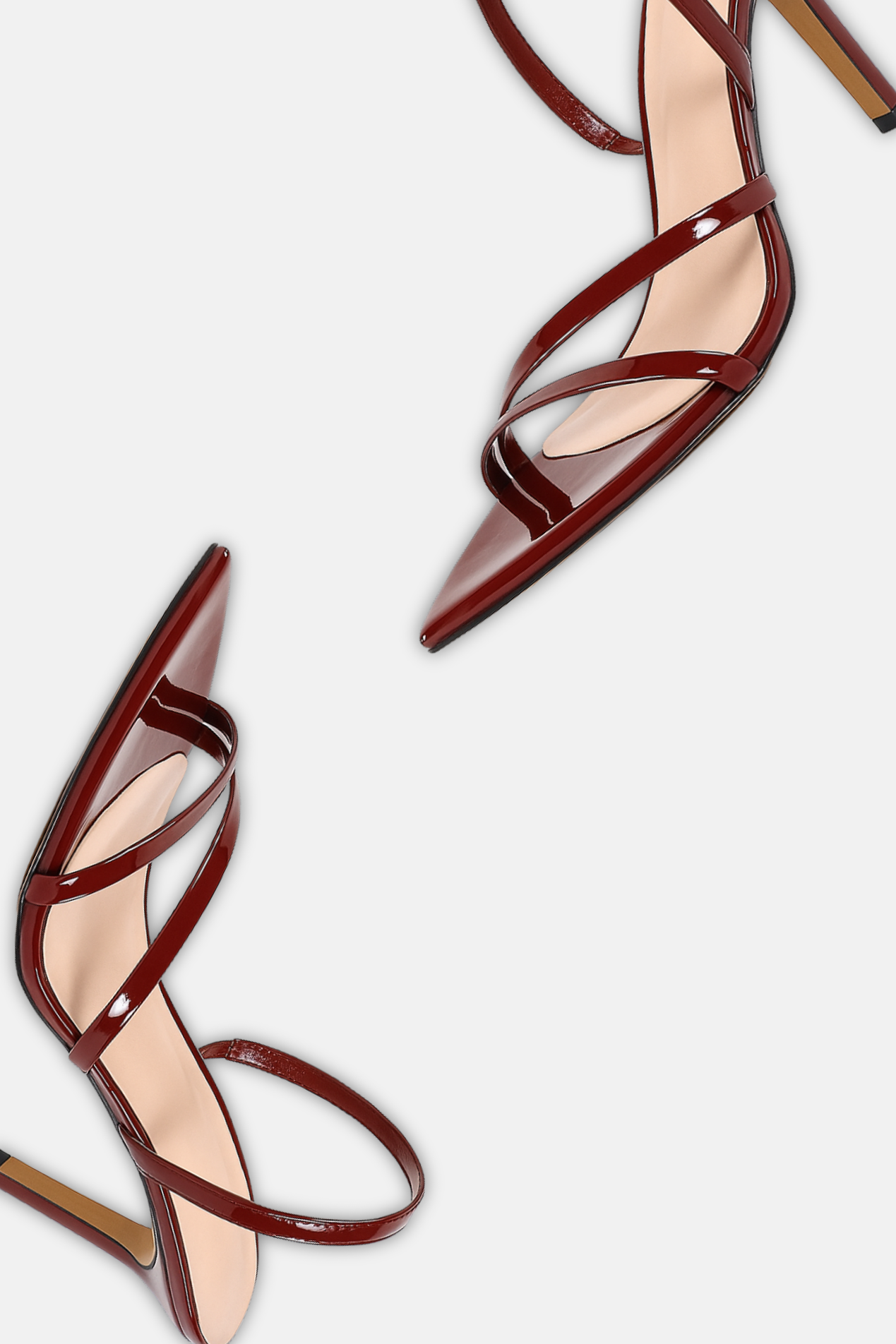 Sandales rouges élégantes