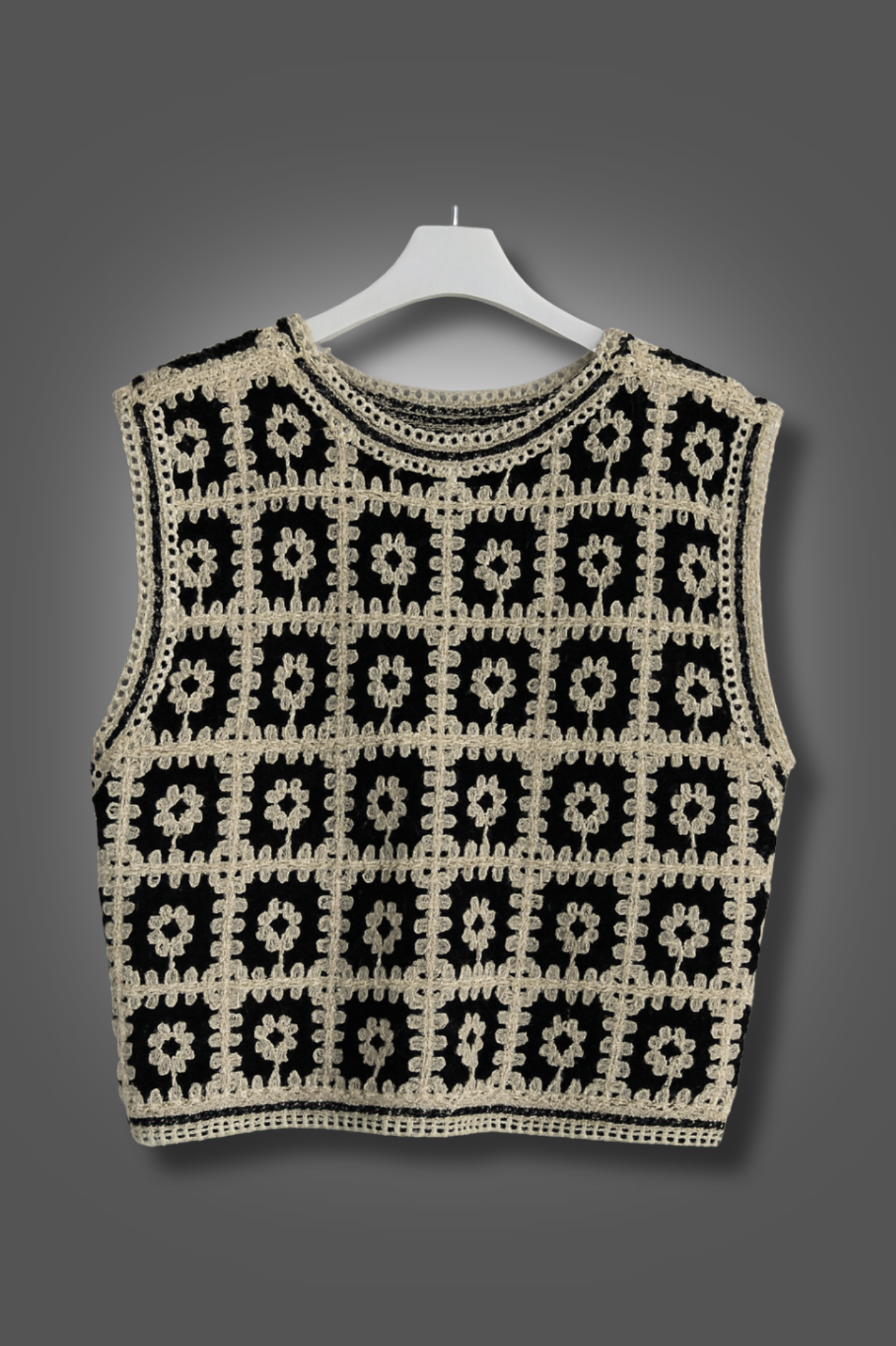 Tricot Élégance Florale