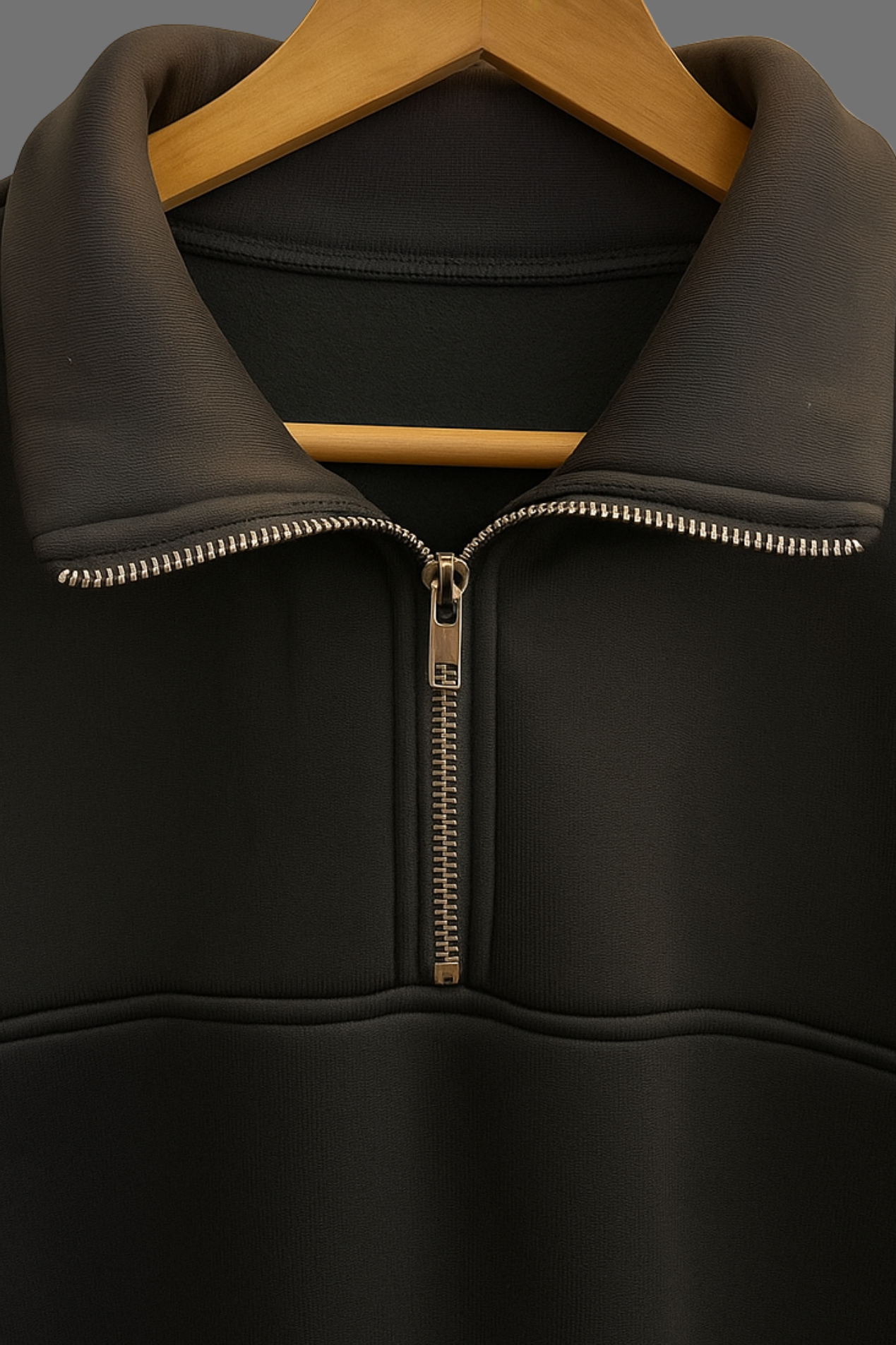 Sweat Demi-Zip Oversize