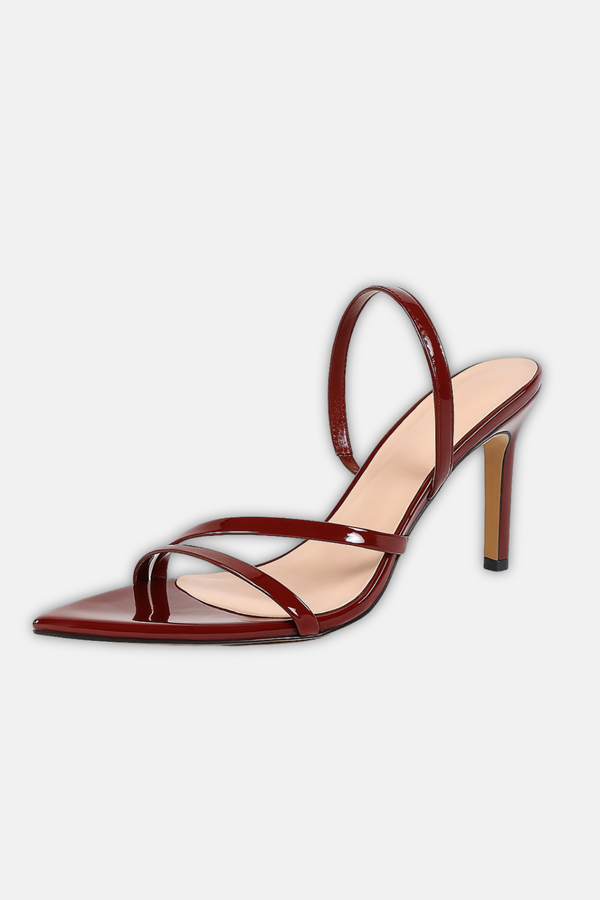Sandales rouges élégantes