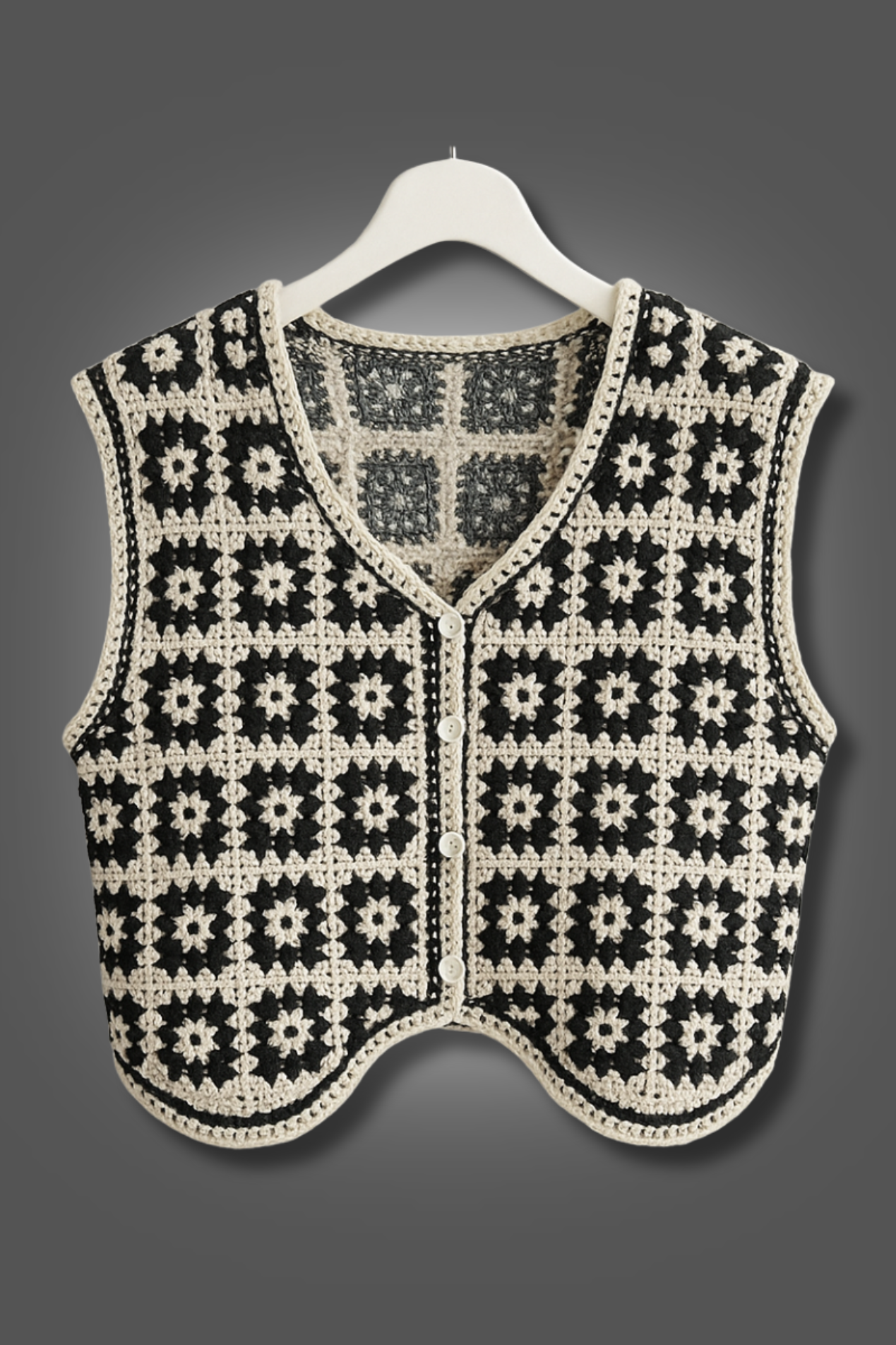 Tricot Élégance Florale