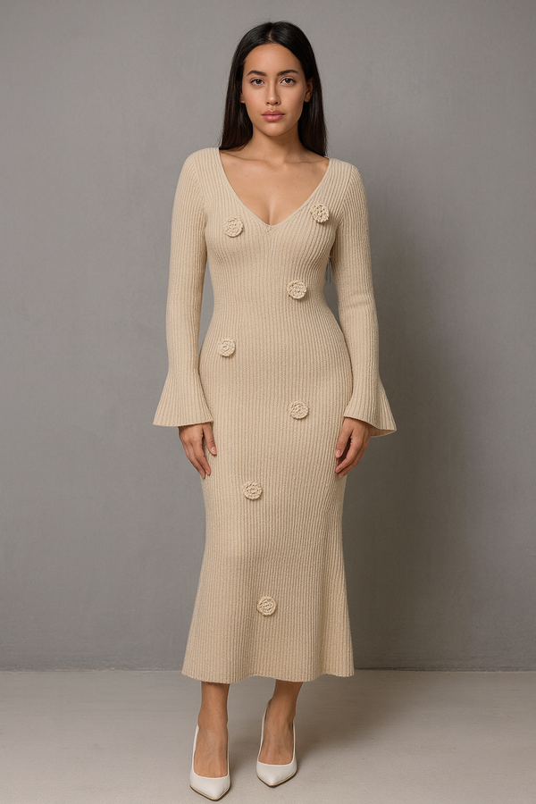 Robe élégante florale